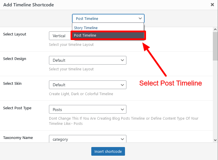 select-post-timeline