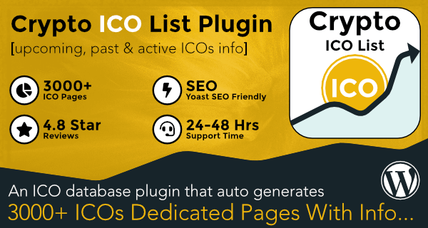 crypto ico list widget